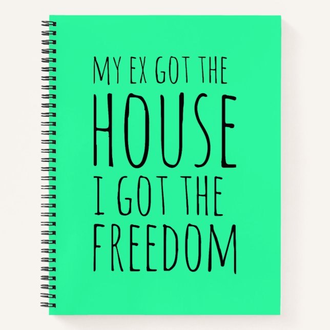 Cuaderno Mi ex tiene la casa (Anverso)