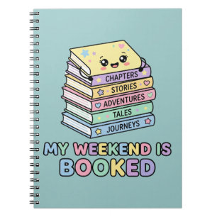 Cuaderno Mi Fin De Semana Está Reservado Chistoso Montón De