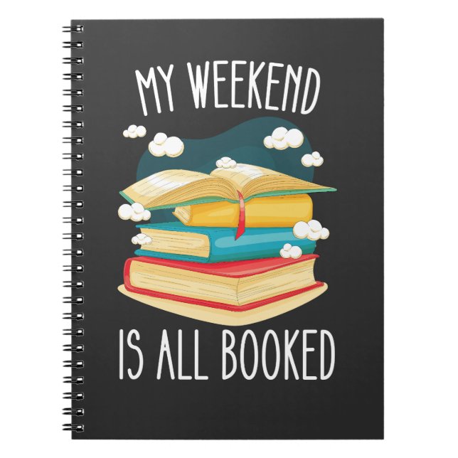 Cuaderno Mi Fin de Semana Está Totalmente Reservado Amantes (Frente)