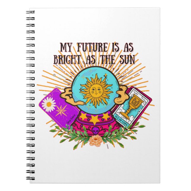 Cuaderno Mi futuro es tan brillante como el sol (Frente)