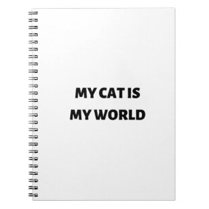 Cuaderno Mi gato es mi mundo