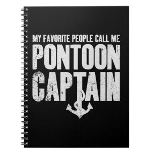 Cuaderno Mi Gente Favorita Me Llama Capitán de Pontón