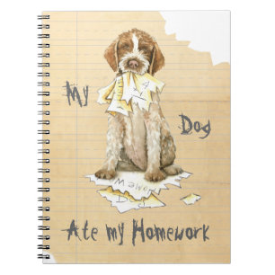 Cuaderno Mi Griffon comió mi preparación