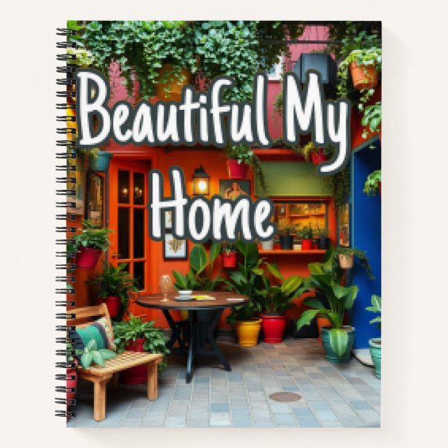 Cuaderno Mi Hogar Hermoso  (Anverso)