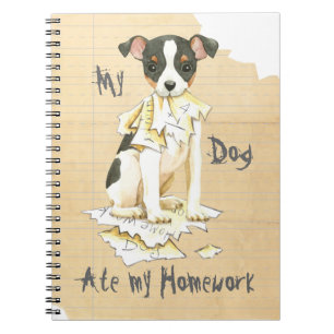 Cuaderno Mi juguete Fox Terrier se comió mi casa