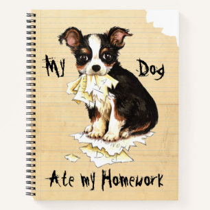 Cuaderno Mi Largo Abrigo Chihuahua Se Ate Mi Casa