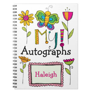 Cuaderno Mi libro de autografos - SRF