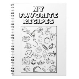 Cuaderno Mi libro de recetas favoritas