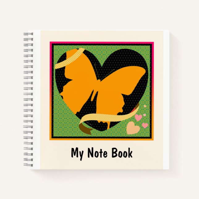 Cuaderno Mi mariposa (Anverso)