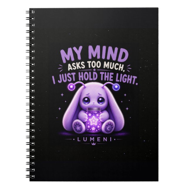 Cuaderno Mi Mente Pide Demasiado (Frente)