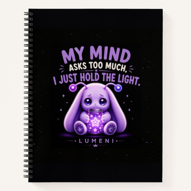 Cuaderno Mi Mente Pide Demasiado (Anverso)