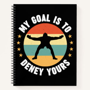 Cuaderno Mi Meta Es Negar Tu Fútbol