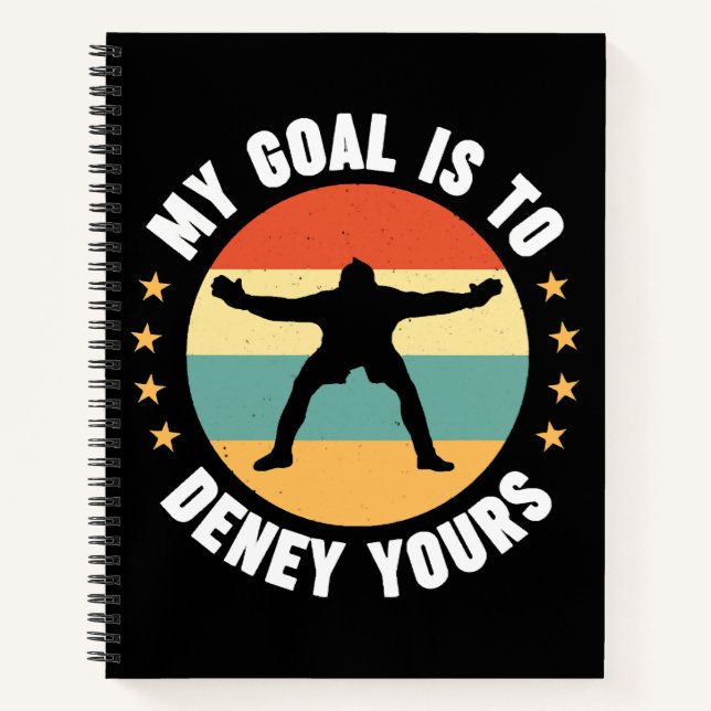 Cuaderno Mi Meta Es Negar Tu Fútbol (Anverso)