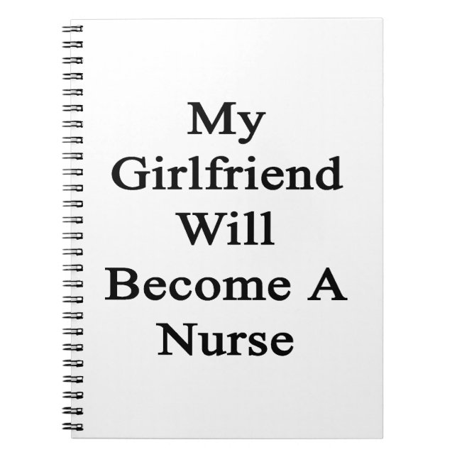 Cuaderno Mi novia hará enfermera (Frente)
