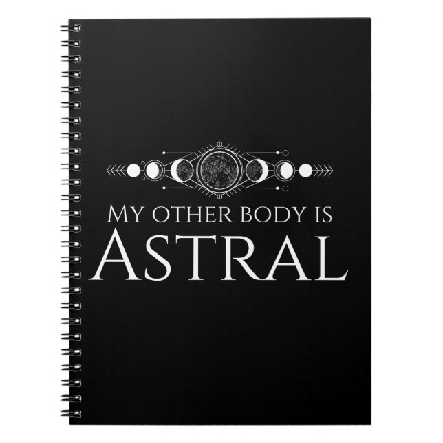 Cuaderno Mi otro cuerpo es astral (Frente)