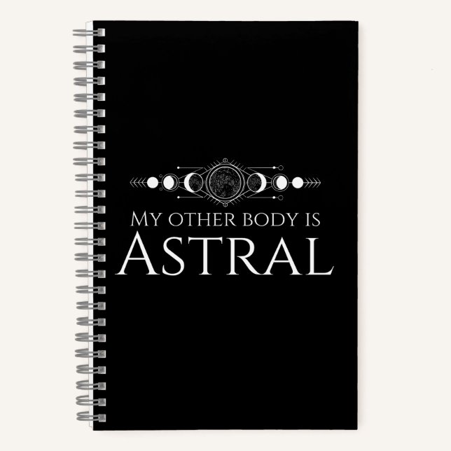 Cuaderno Mi otro cuerpo es Astral (Anverso)