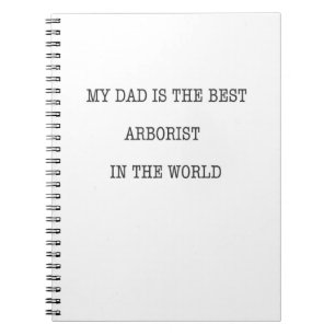 Cuaderno Mi papá es el mejor arborista del mundo