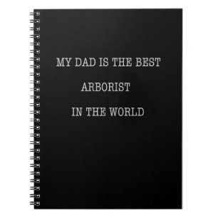 Cuaderno Mi papá es el mejor arborista del mundo