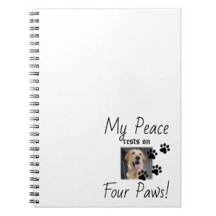 Cuaderno Mi paz descansa en cuatro varas - Cute Pet Lover C