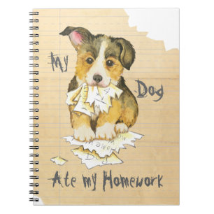 Cuaderno Mi Pembroke Welsh Corgi se comió mi casa
