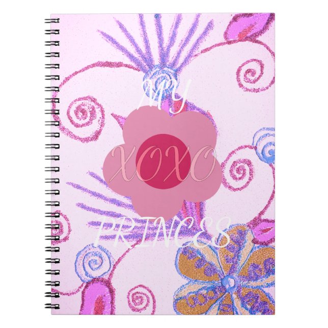 Cuaderno Mi pequeña Princesa: Inspiradora la vendora rosa d (Frente)