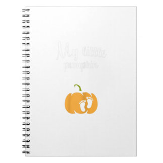 Cuaderno Mi pequeño embarazo de calabaza Halloween