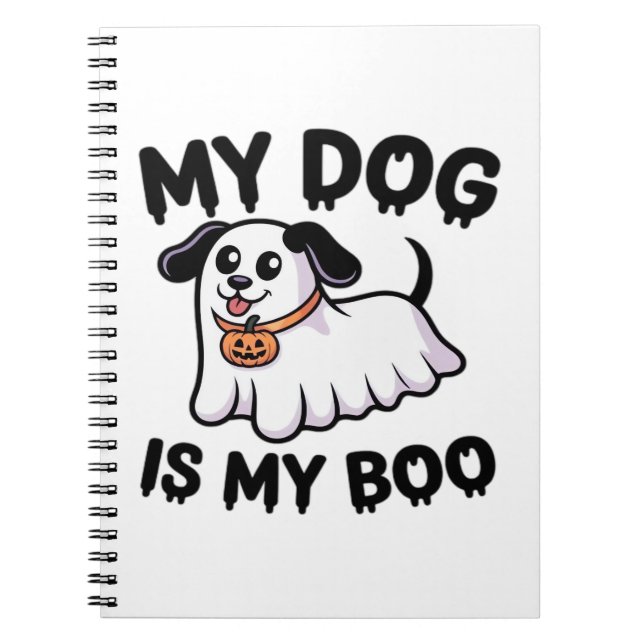 Cuaderno Mi Perro Es Mi Camisa De Boo - Gracioso Regalo De  (Frente)
