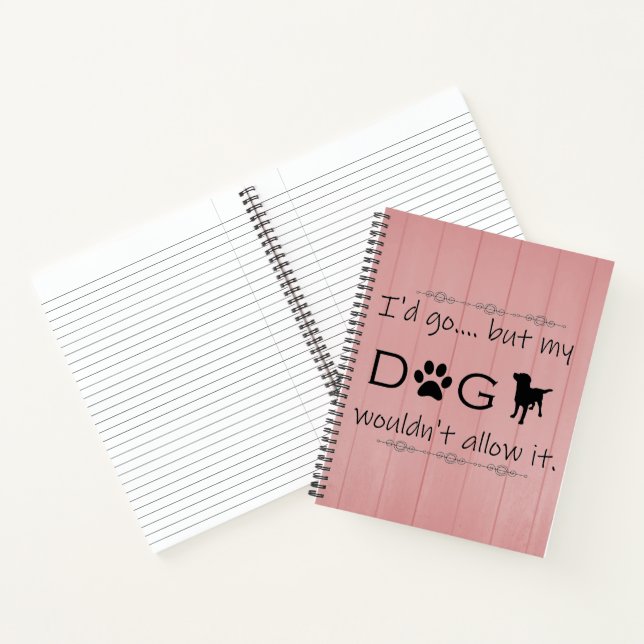 Cuaderno Mi perro no lo permitiría (Interior)