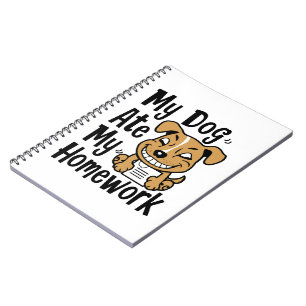 Cuaderno Mi perro se comió mi tarea