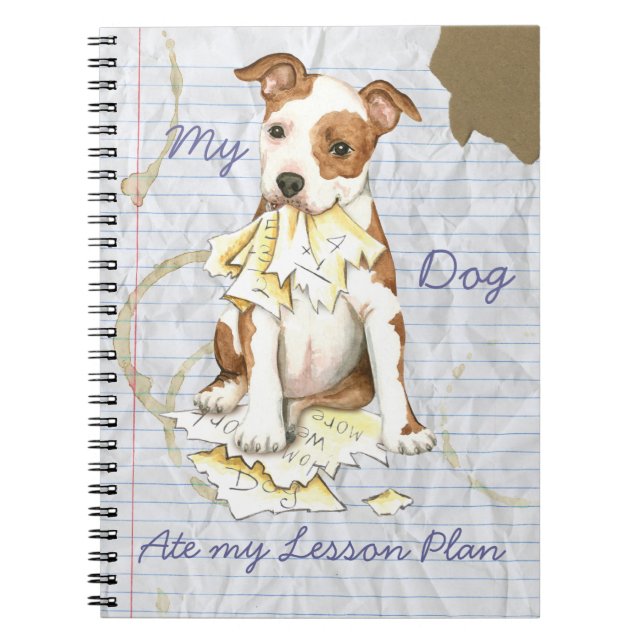 Cuaderno Mi personal de la comió mi plan de lección (Frente)