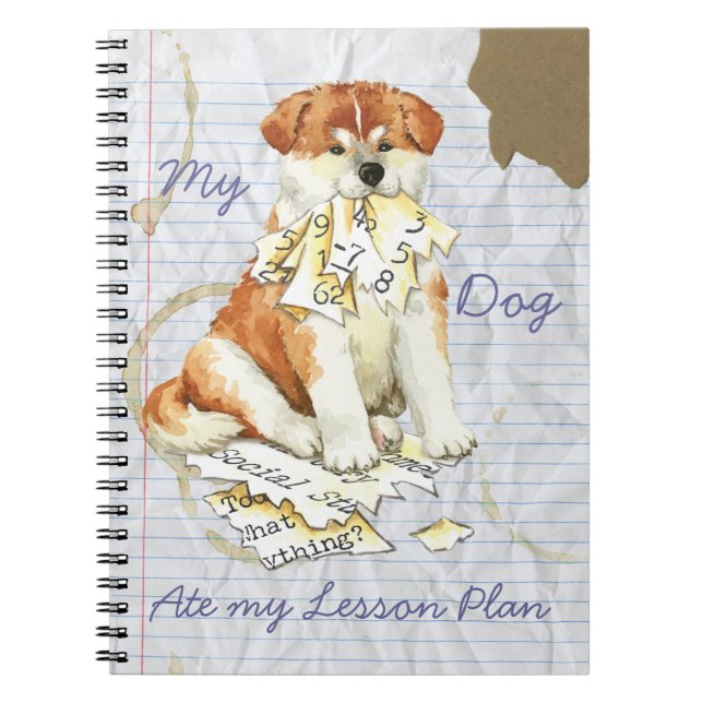 Cuaderno Mi plan de clases de Akita Ate (Frente)