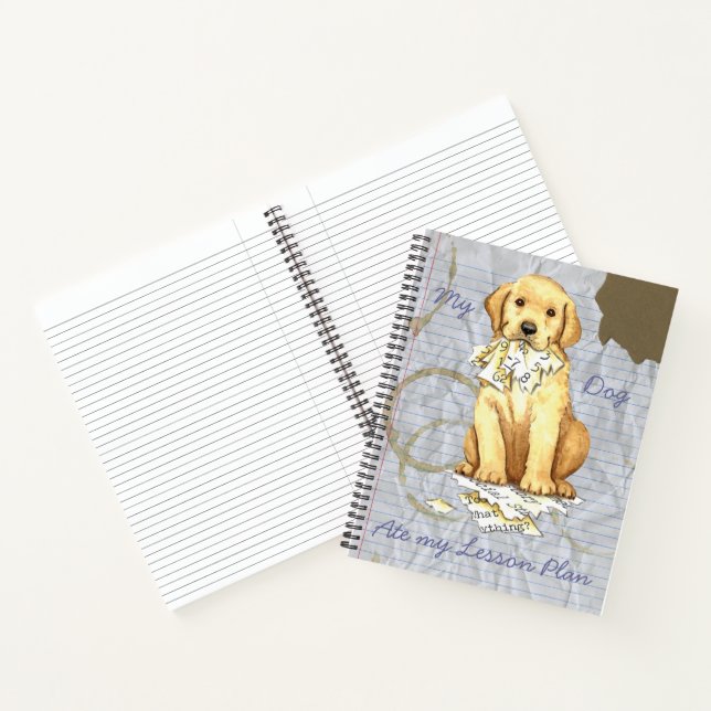 Cuaderno Mi plan de clases de laboratorio amarillo (Interior)