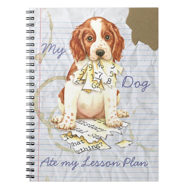 Cuaderno Mi plan de clases de primavera galesa (Frente)