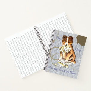 Cuaderno Mi plan de clases de Sheltie Ate My Lesage