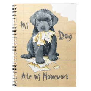 Cuaderno Mi portátil Bouvier Ate My Homework