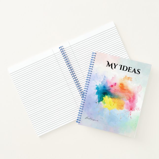 Cuaderno Mi portátil de ideas 8,5x11 (Interior)