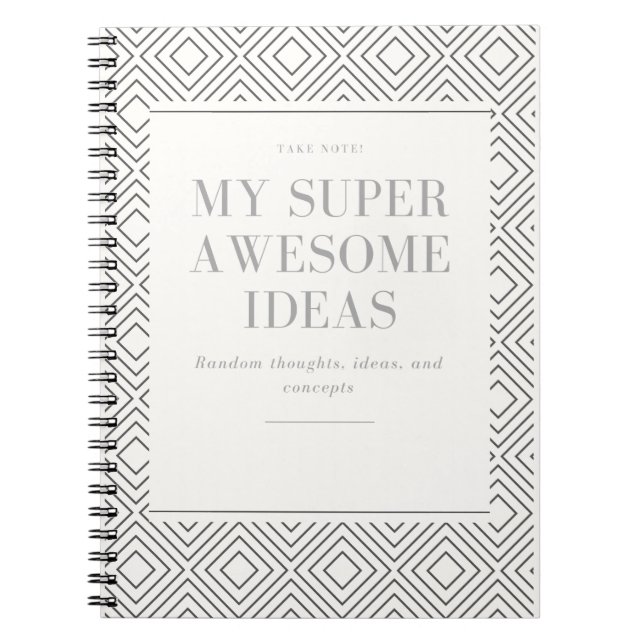 Cuaderno Mi portátil de pensamientos superasombrosos (Frente)