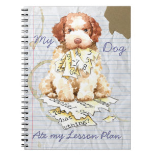 Cuaderno Mi portátil Lagotto Ate My Lesson Plan