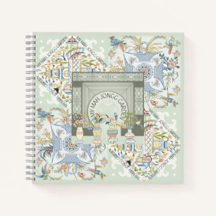 Cuaderno Mi portátil Mah Jongg Garden