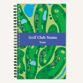 Cuaderno Mi portátil personal de juego de golf