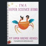 Cuaderno Mi portátil Super Science: Naranja minion<br><div class="desc">Tomen sus notas experimentales en este adorable portátil temático de My Super Science Heroes!</div>