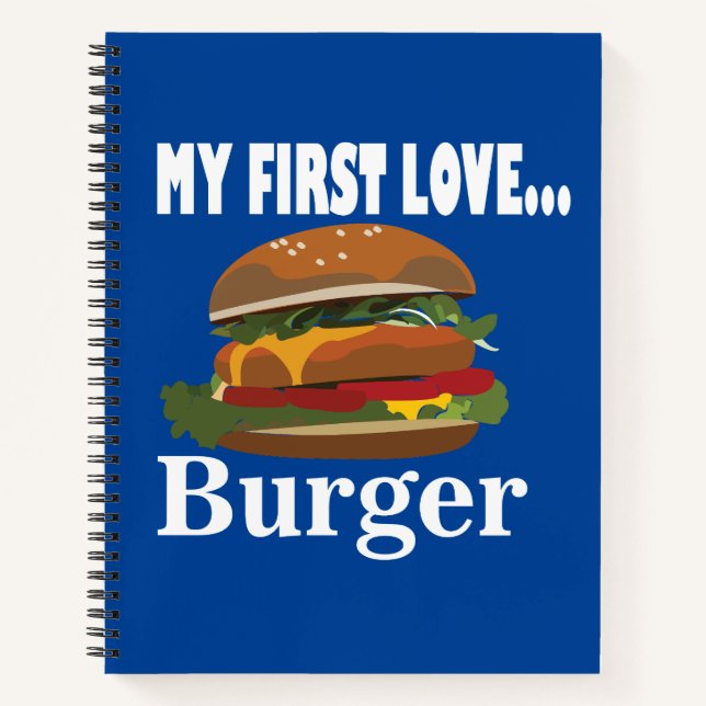 Cuaderno Mi primera hamburguesa de amor (Anverso)