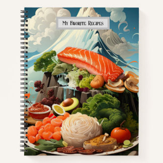 Cuaderno Mi receta favorita de recetas encuadernadas en esp