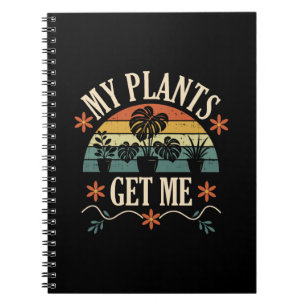 Cuaderno Mi regalo de amante de plantas retro