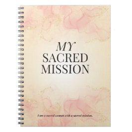 Cuaderno Mi sagrada misión - Un diario de viajes femenino