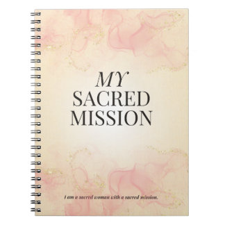 Cuaderno Mi sagrada misión - Un diario de viajes femenino