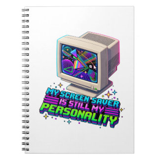 Cuaderno Mi salvapantallas era mi personalidad – 90s Retro