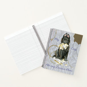 Cuaderno Mi Sheepdog belga comió mi plan de lección