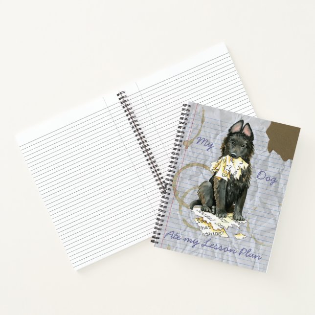 Cuaderno Mi Sheepdog belga comió mi plan de lección (Interior)
