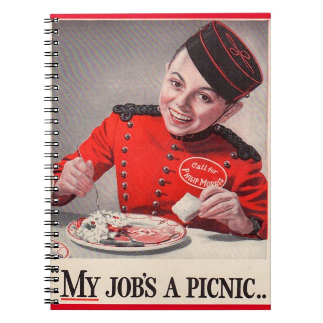Cuaderno Mi trabajo es picnic (Frente)